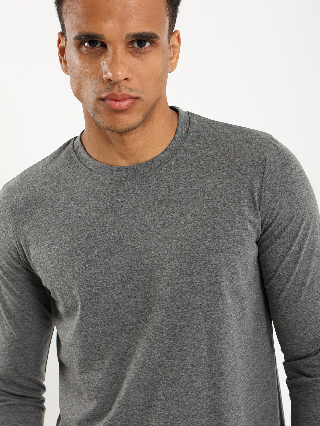 Basic Lycra Long Sleeve Muscle Fit T-Shirt