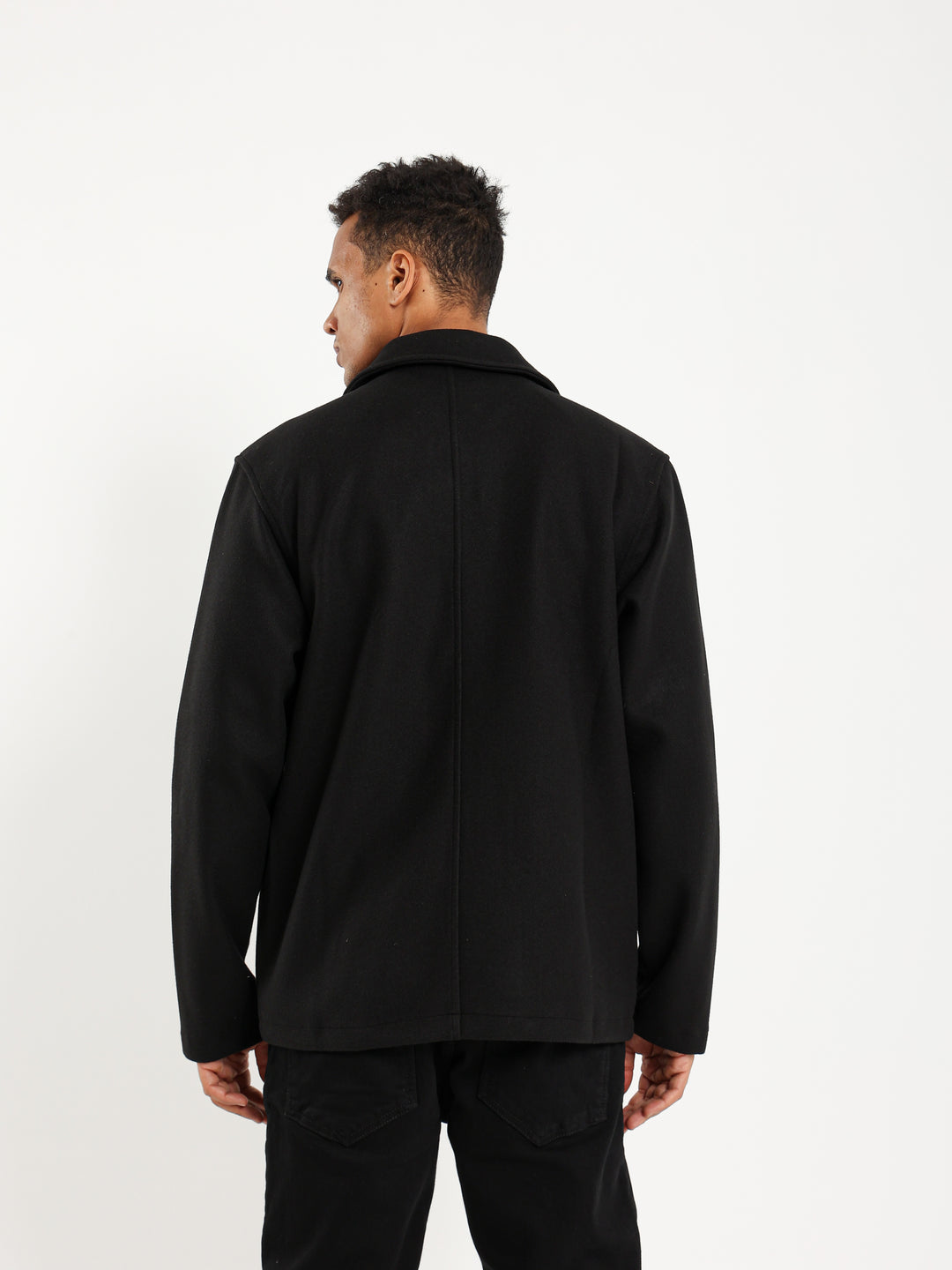 Heavyweight Overshirt with Zipper