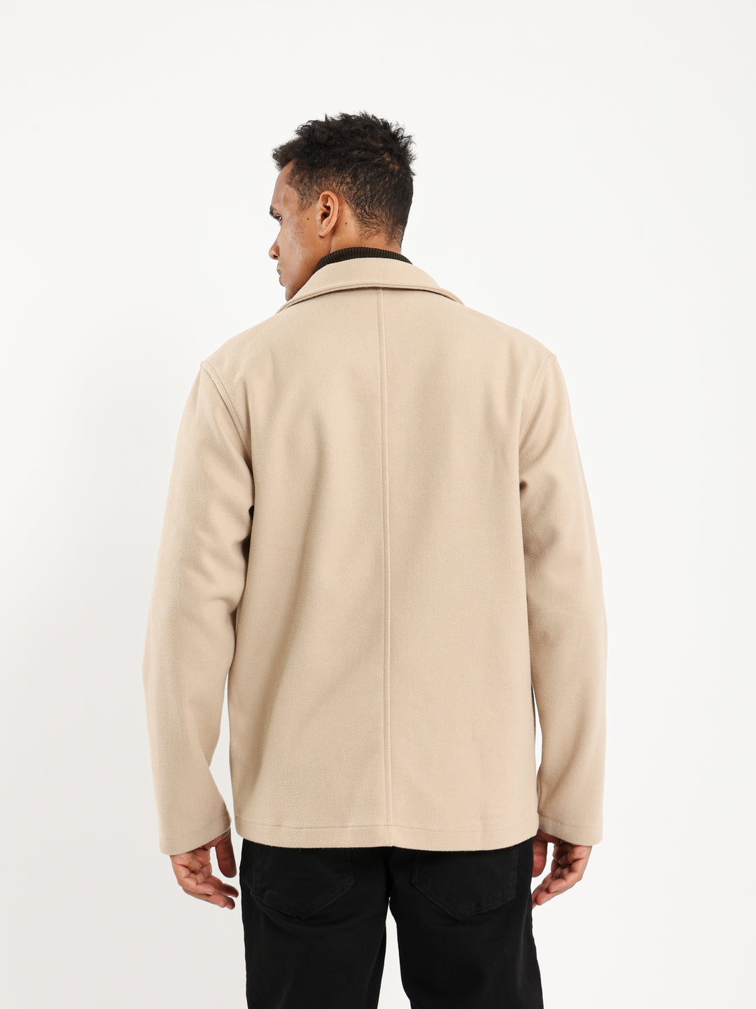 Heavyweight Overshirt with Zipper