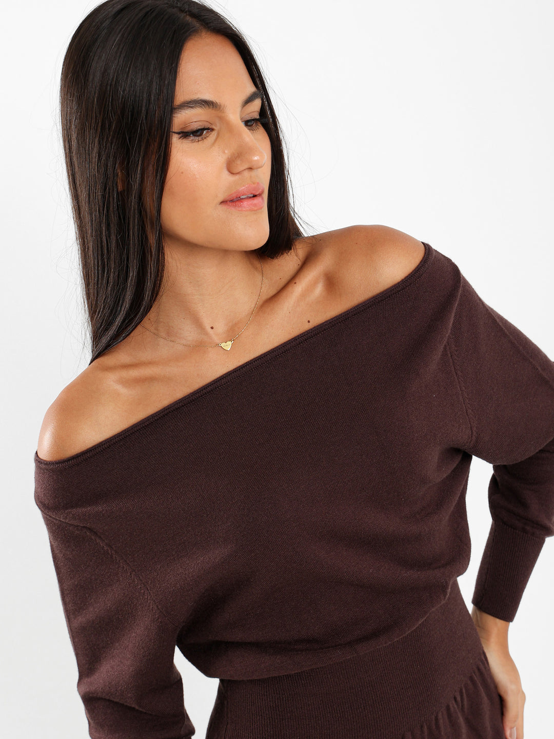 Belted Midi Tricot Dress