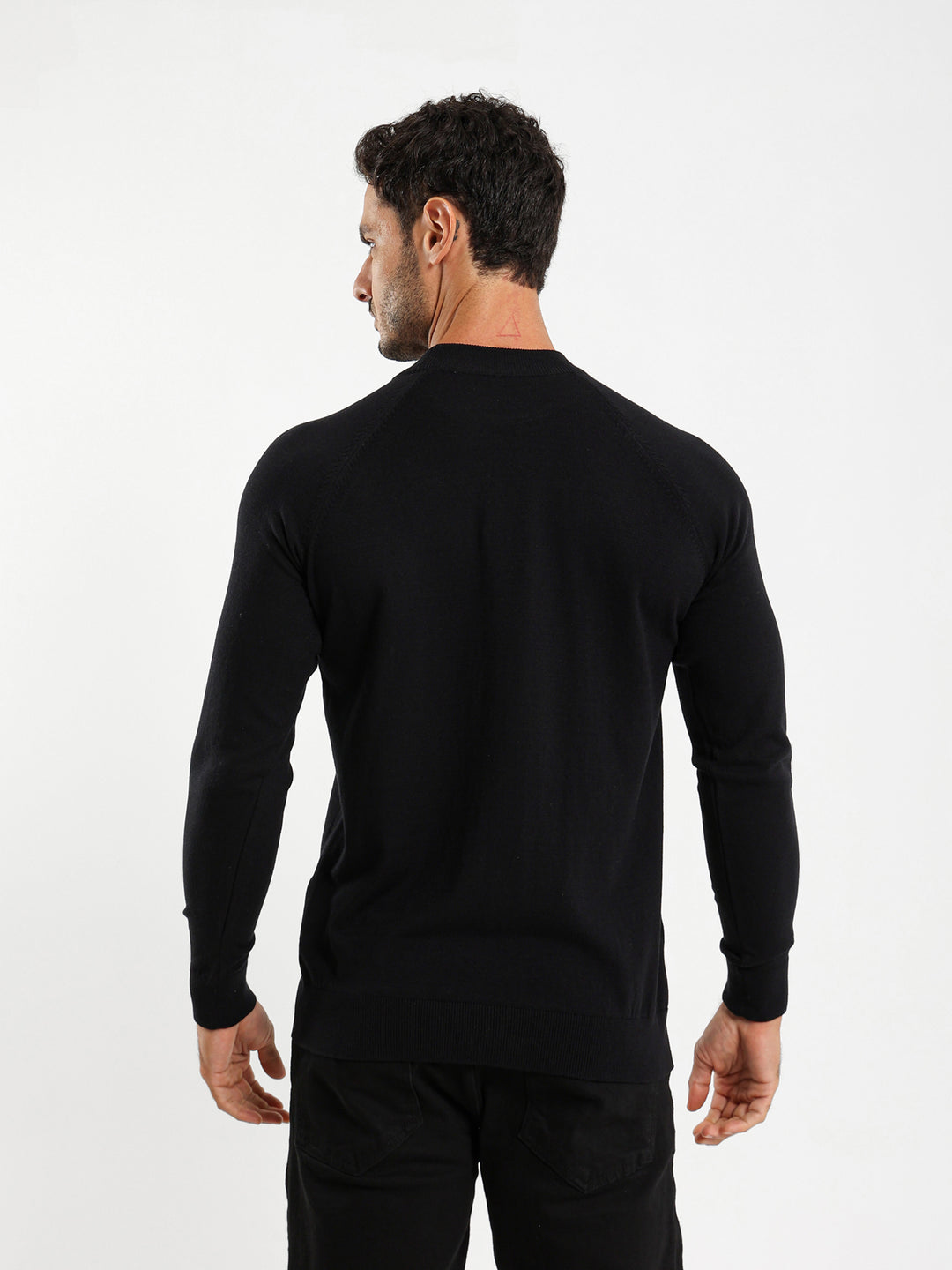 Basic Relaxed Mock Neck Turtleneck