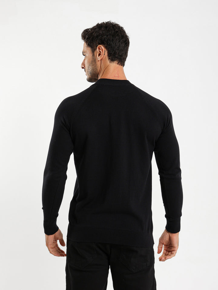 Basic Relaxed Mock Neck Turtleneck