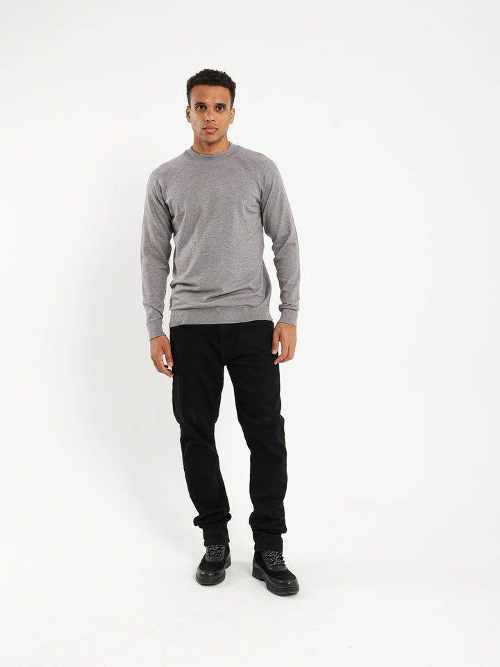 Basic Relaxed Mock Neck Turtleneck