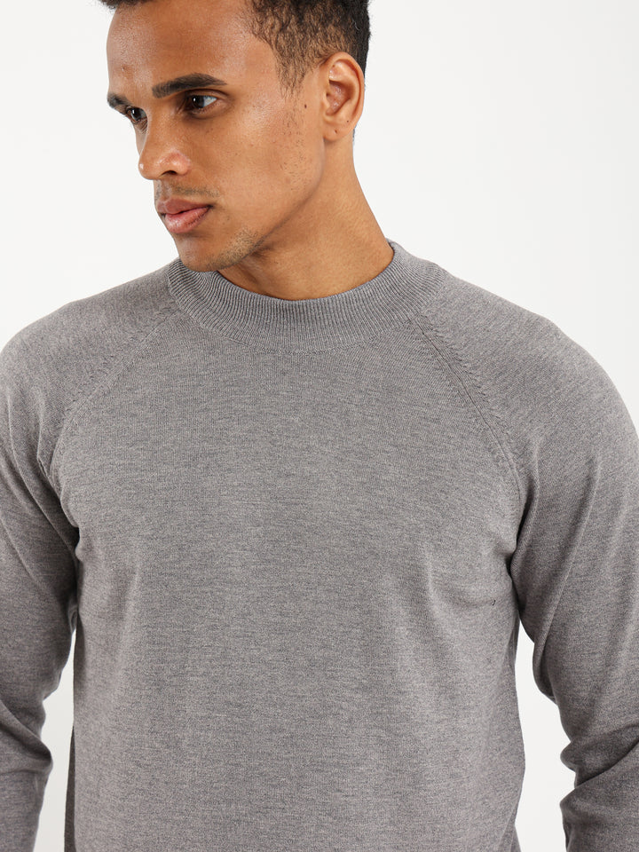 Basic Relaxed Mock Neck Turtleneck