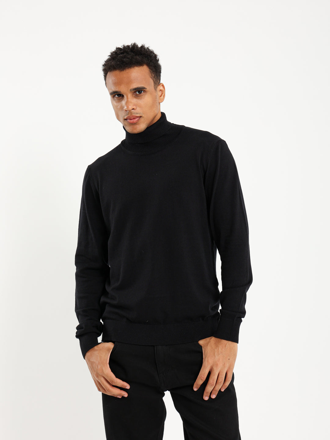 Basic Turtleneck Long Sleeve Top