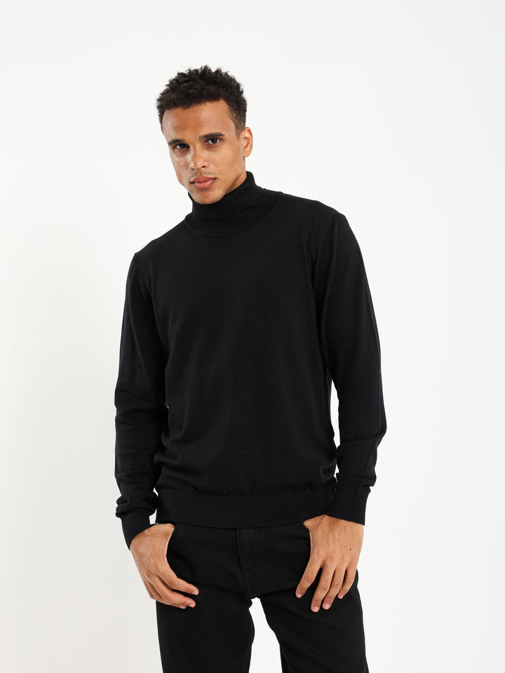 Basic Turtleneck Long Sleeve Top