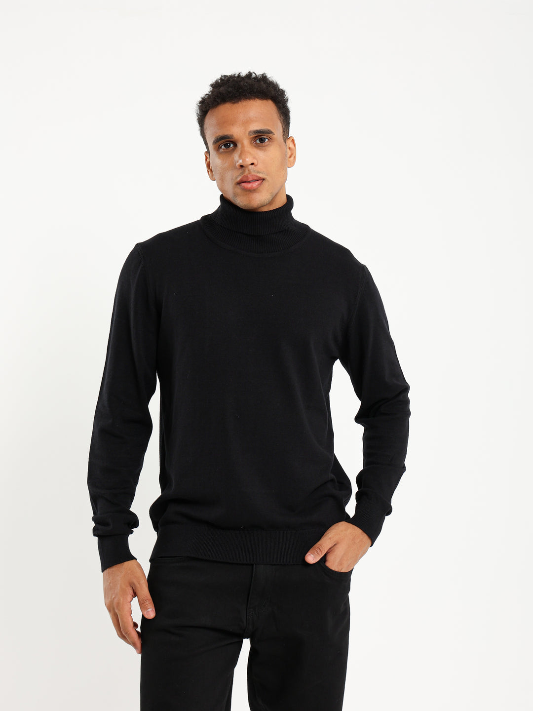 Basic Turtleneck Long Sleeve Top