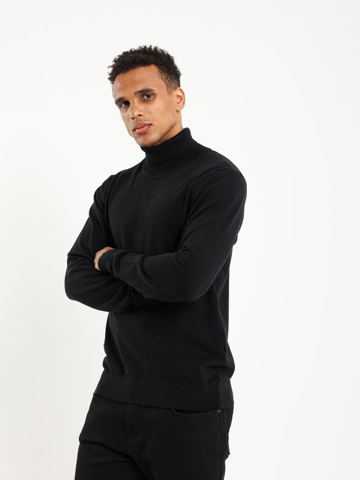 Basic Turtleneck Long Sleeve Top