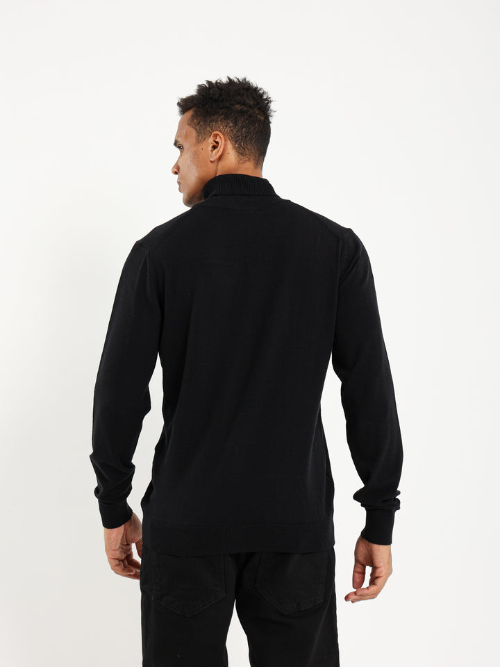 Basic Turtleneck Long Sleeve Top