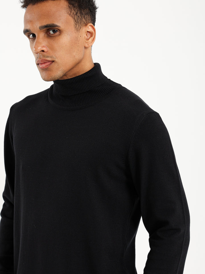 Basic Turtleneck Long Sleeve Top