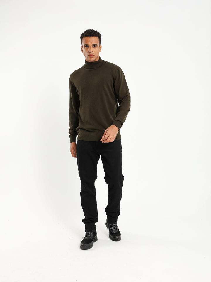 Basic Turtleneck Long Sleeve Top