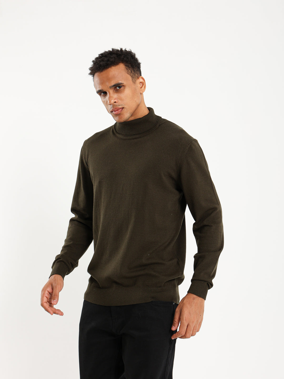Basic Turtleneck Long Sleeve Top
