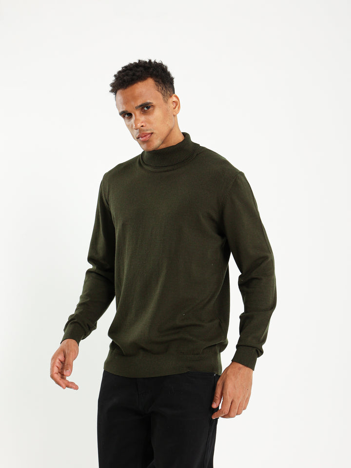 Basic Turtleneck Long Sleeve Top