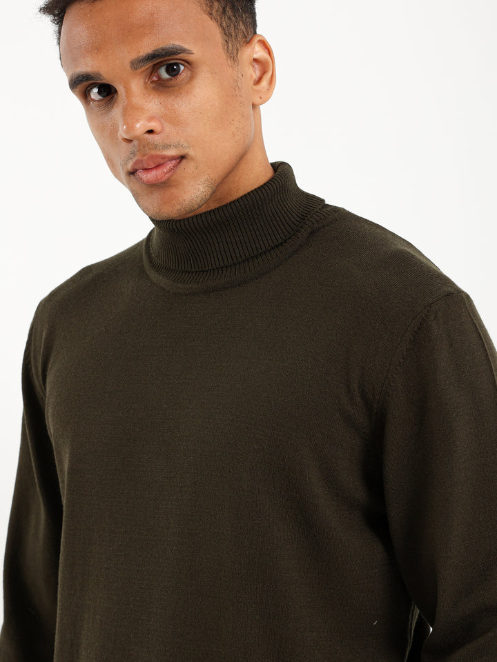 Basic Turtleneck Long Sleeve Top