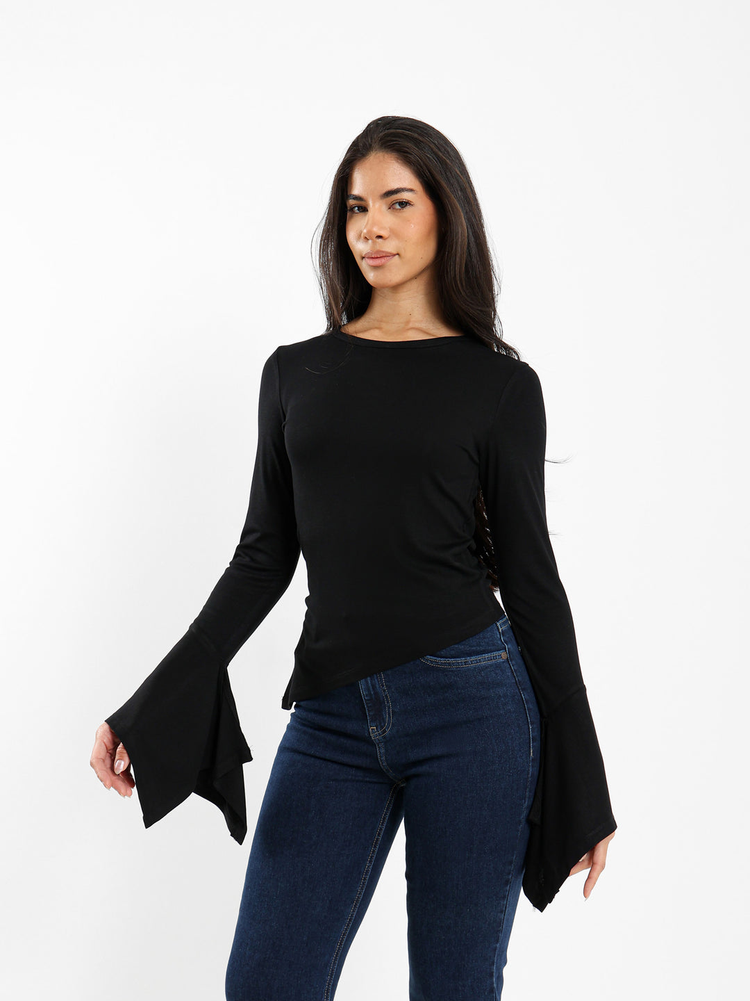 Ruffled Sleeves Top