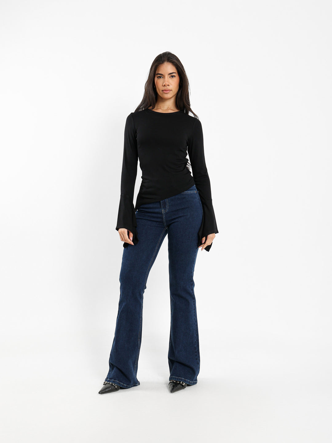 Ruffled Sleeves Top