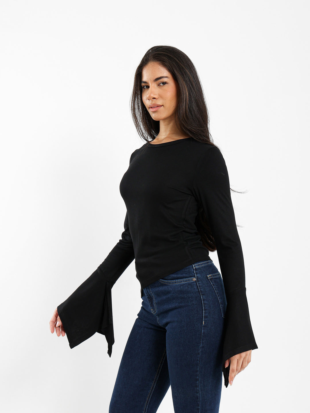 Ruffled Sleeves Top