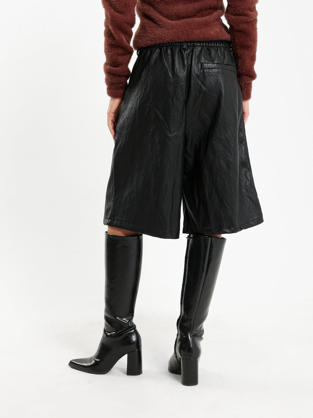 Leather Bermuda Shorts