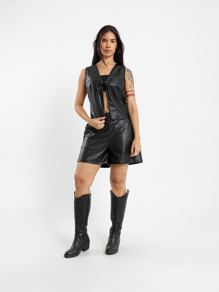 Leather Shorts