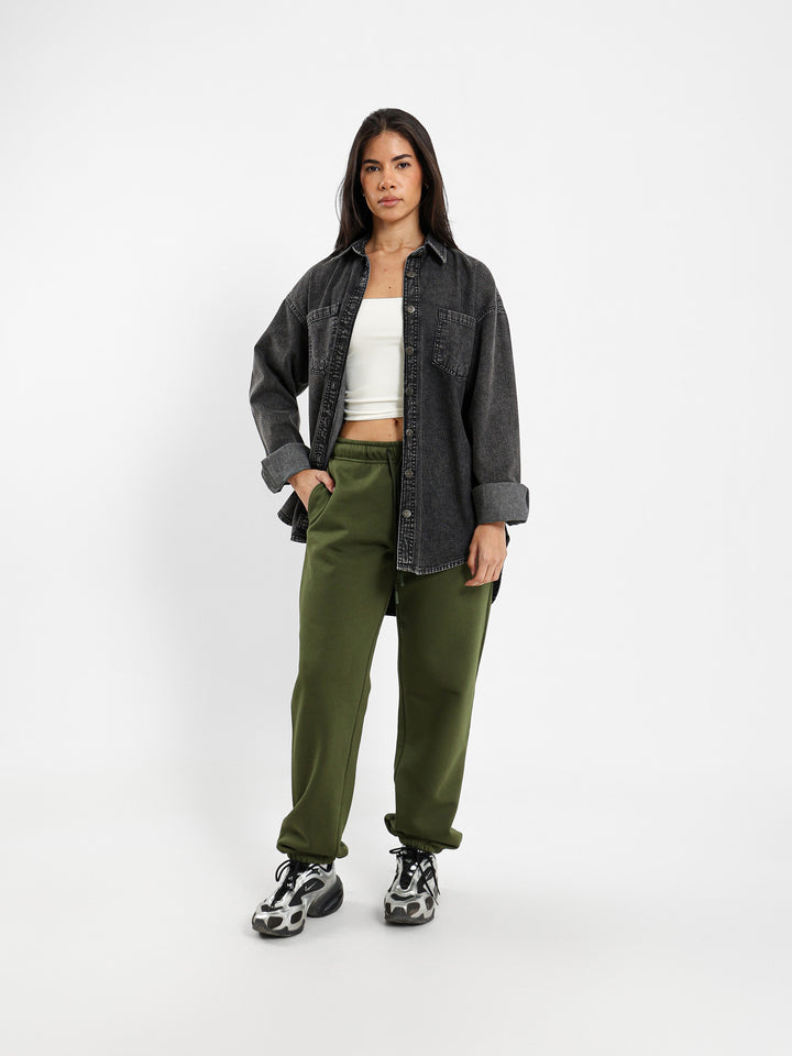 Basic Sweatpants With Cuffs