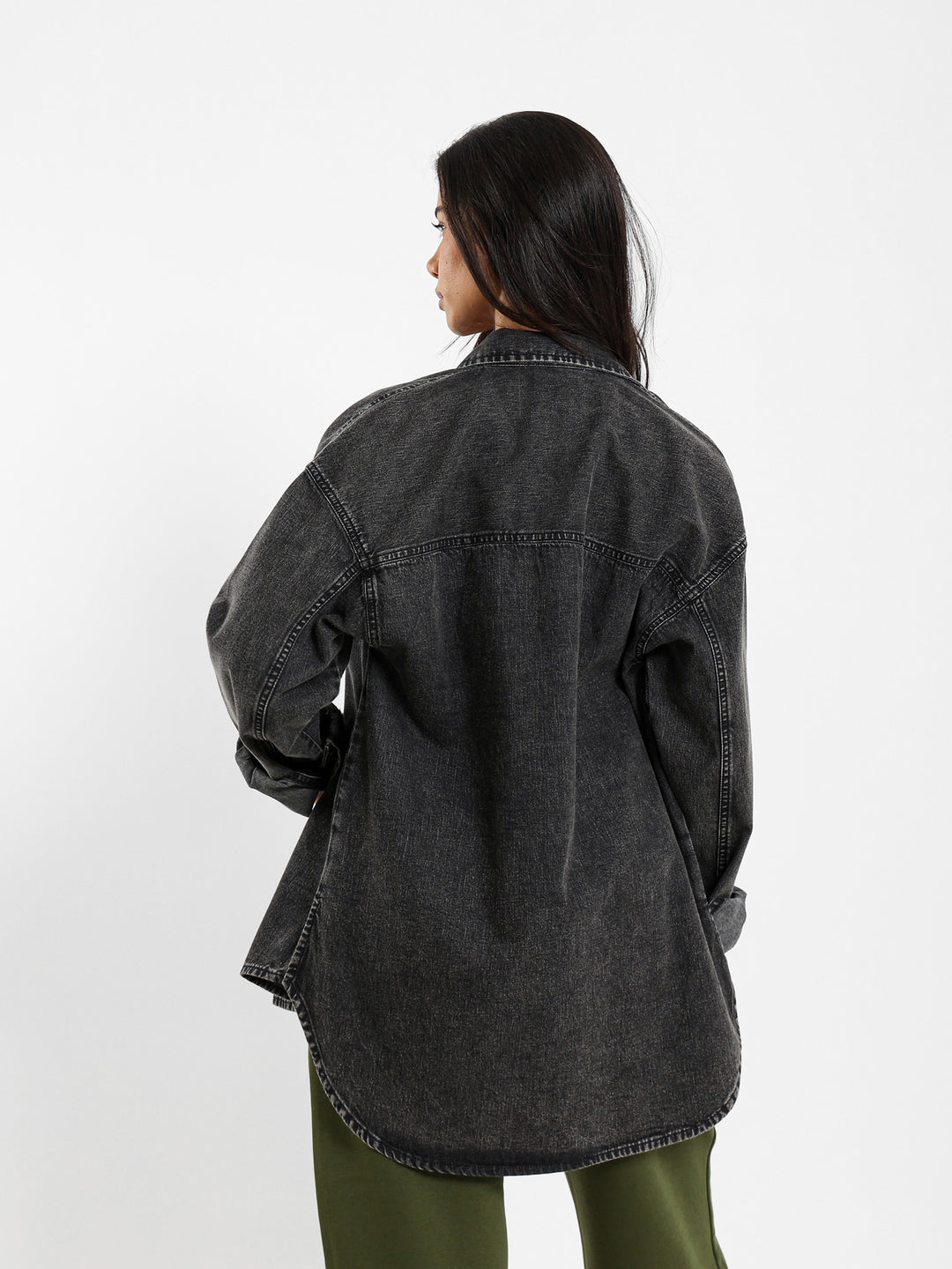 Oversized Denim Shirt