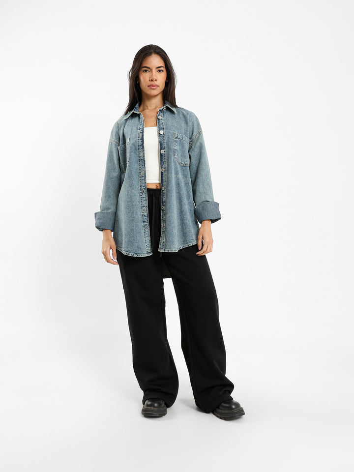 Oversized Denim Shirt