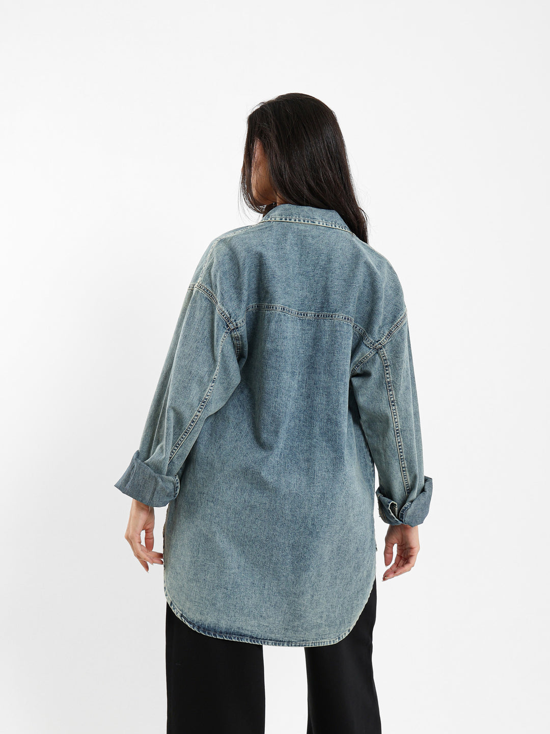 Oversized Denim Shirt