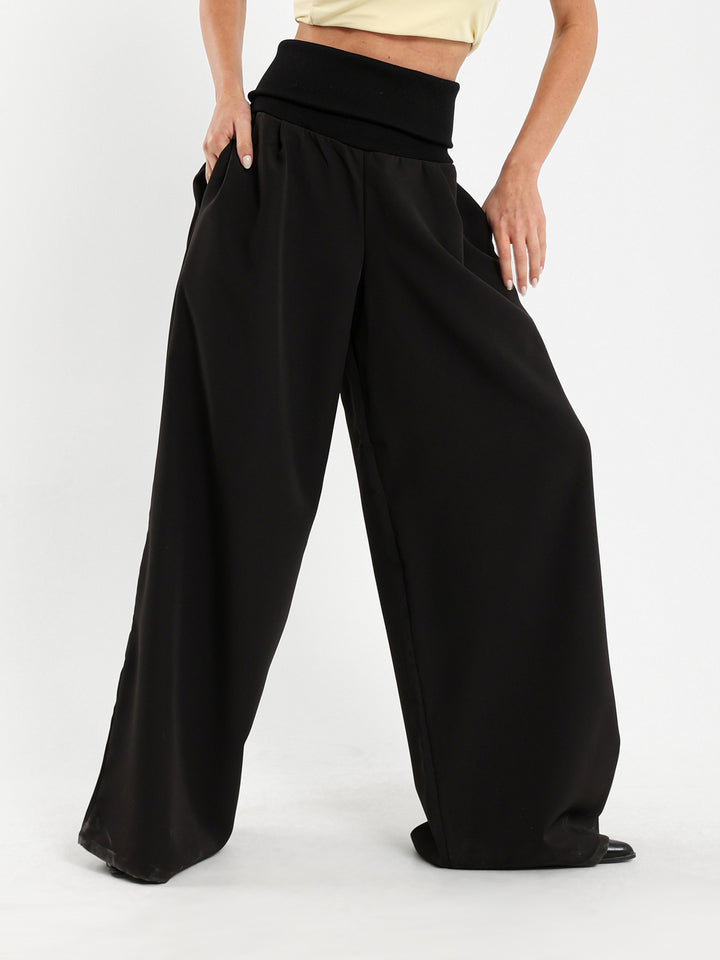 Fold-Over Waist Pants