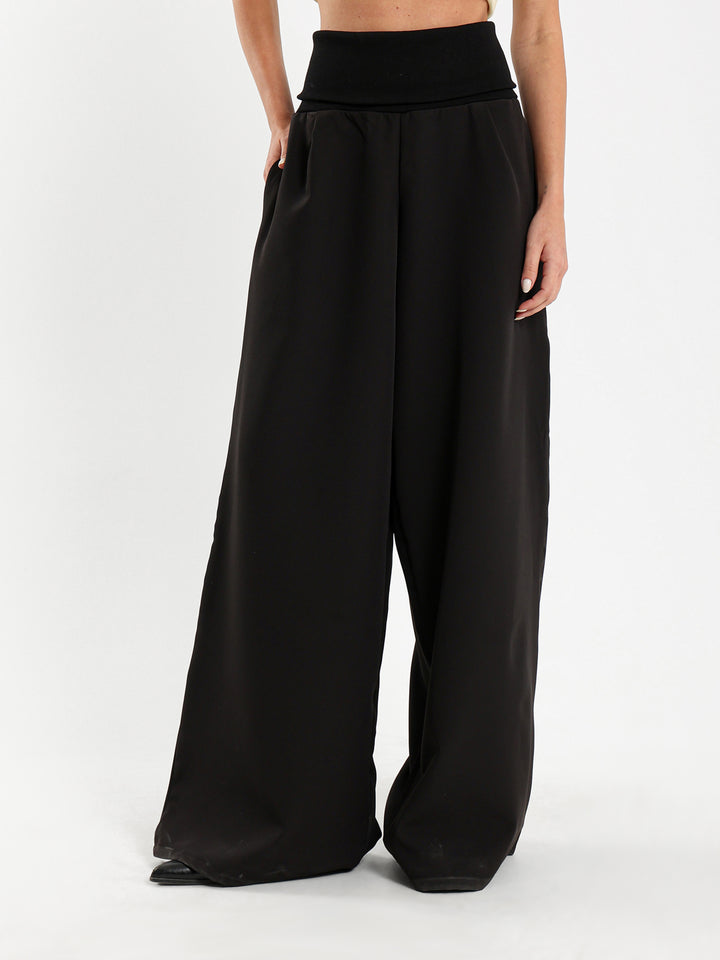 Fold-Over Waist Pants