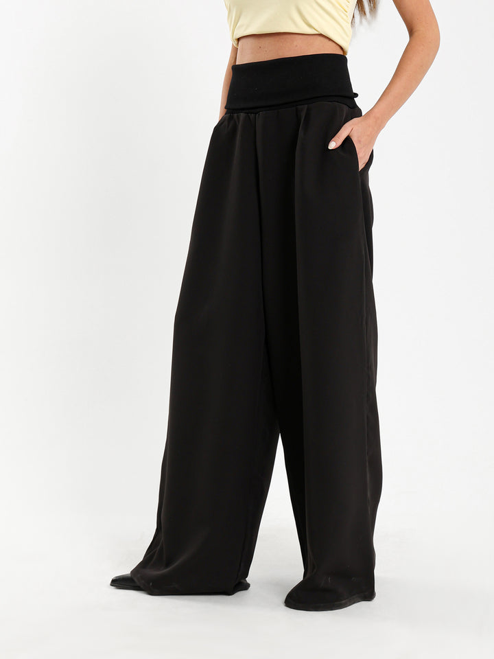 Fold-Over Waist Pants