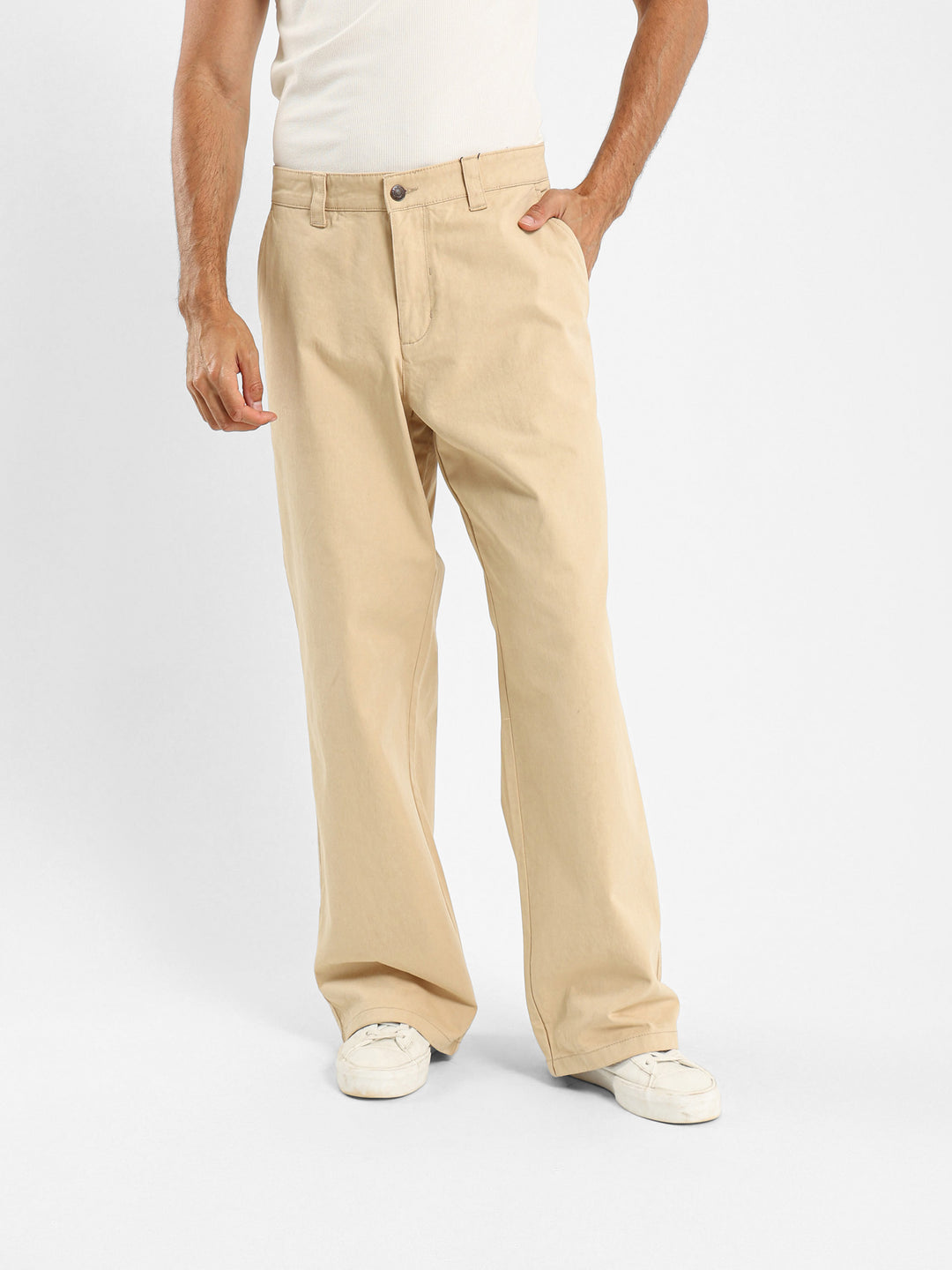 Loose Gabardine Pants