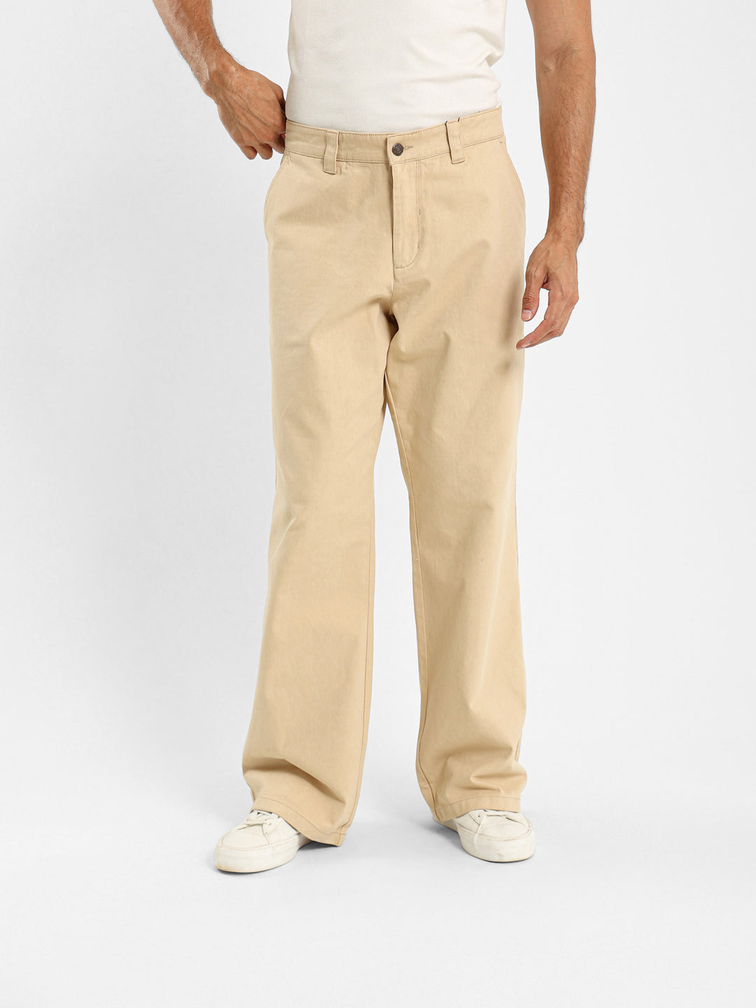 Loose Gabardine Pants