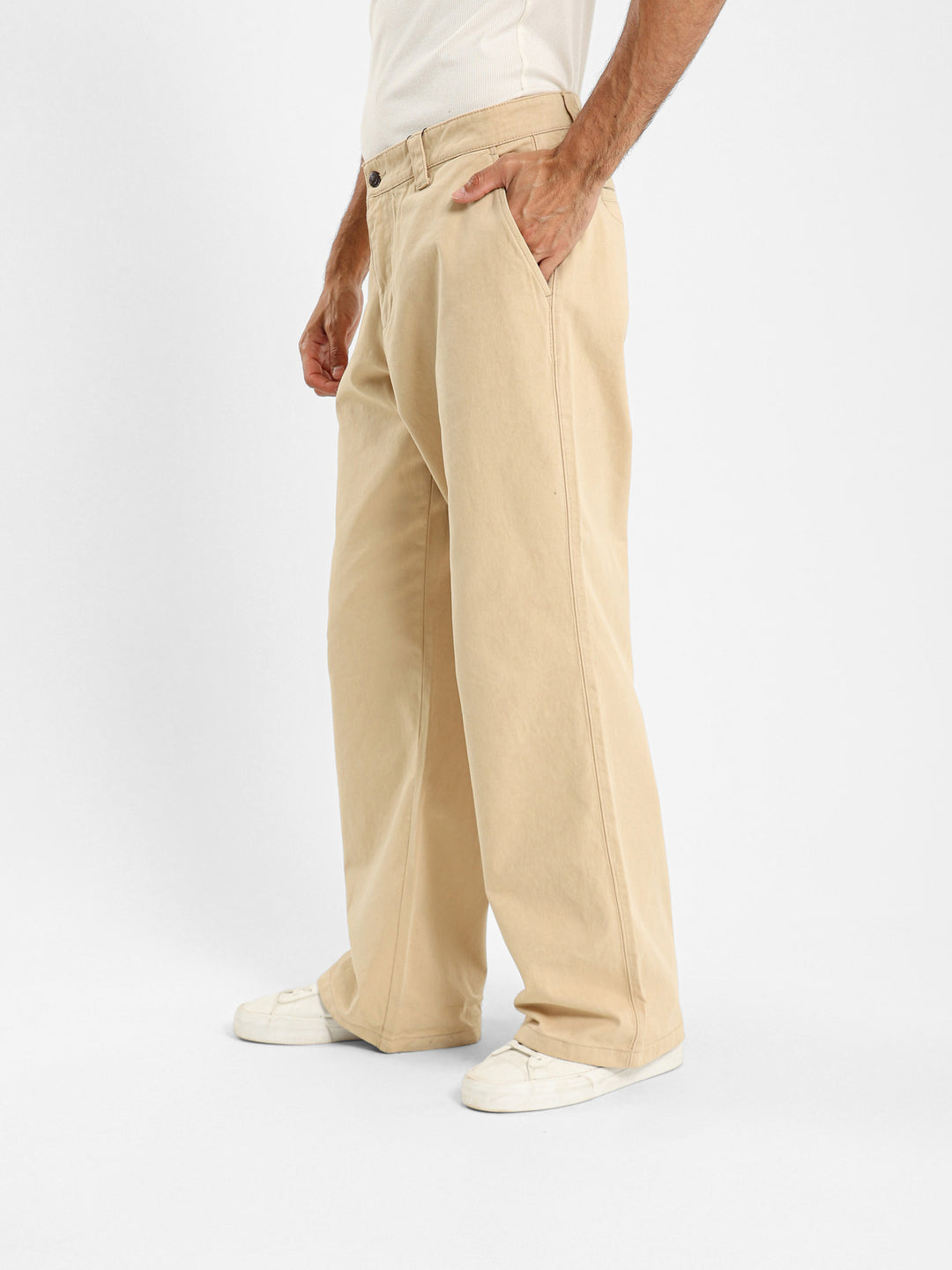 Loose Gabardine Pants