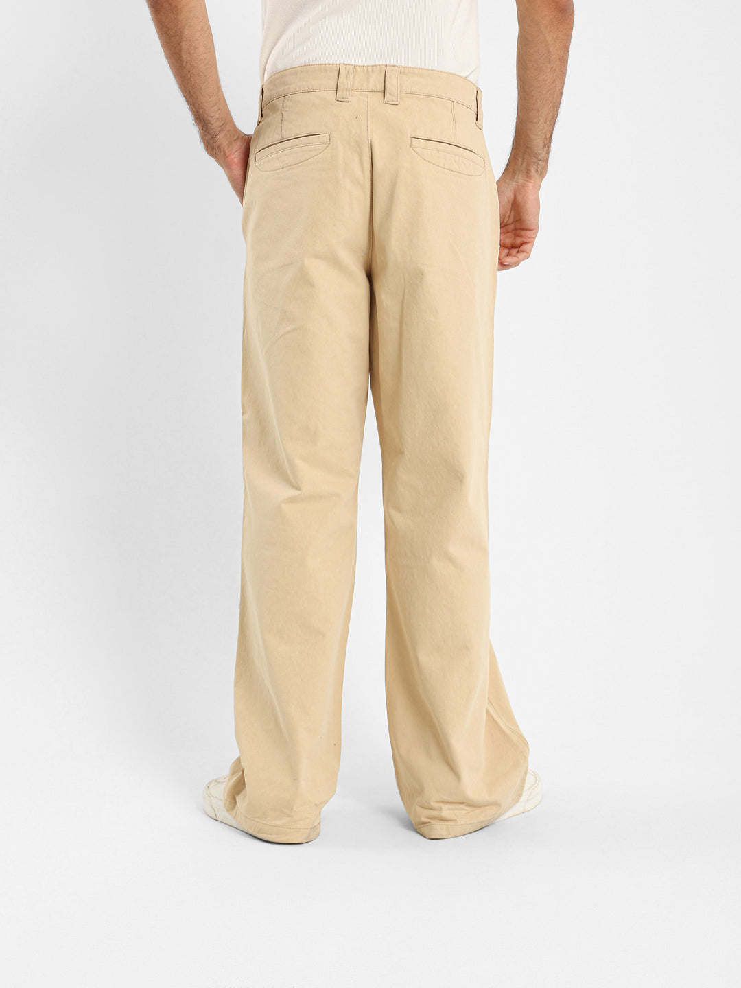 Loose Gabardine Pants