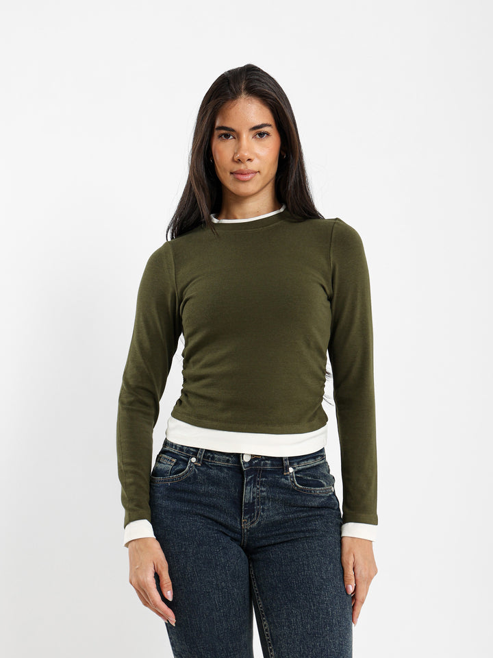Long Sleeve Layered Top