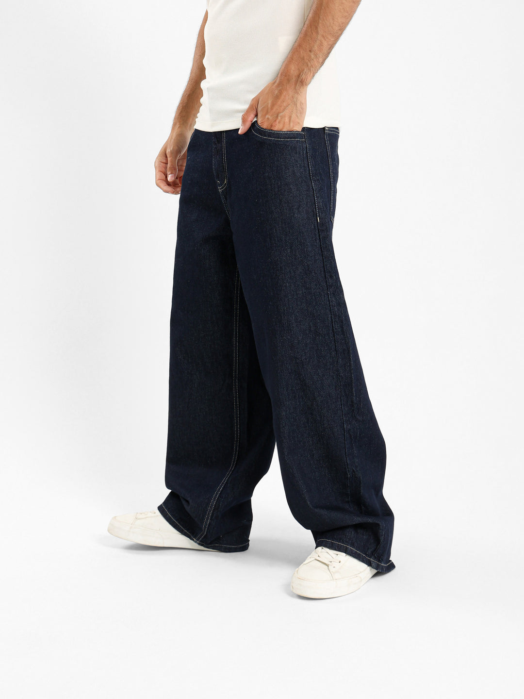 Loose Raw Denim Jeans