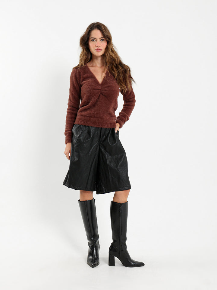 Front-Gathered Pullover