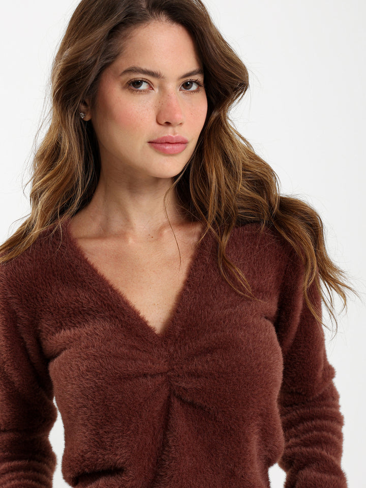 Front-Gathered Pullover