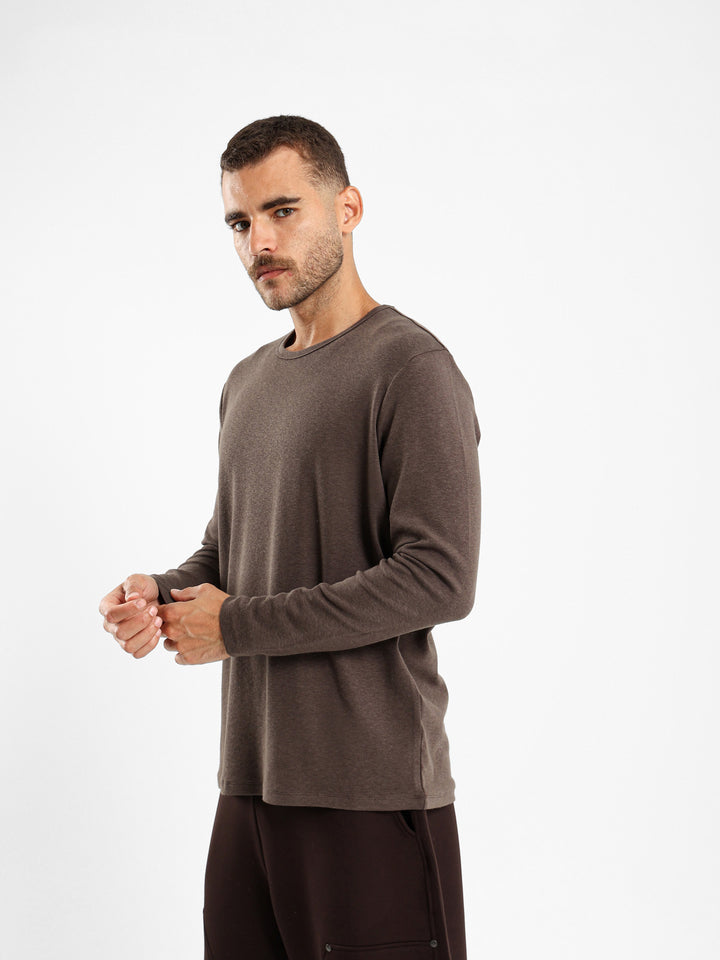 Striped Long Sleeve Relaxed T-shirt