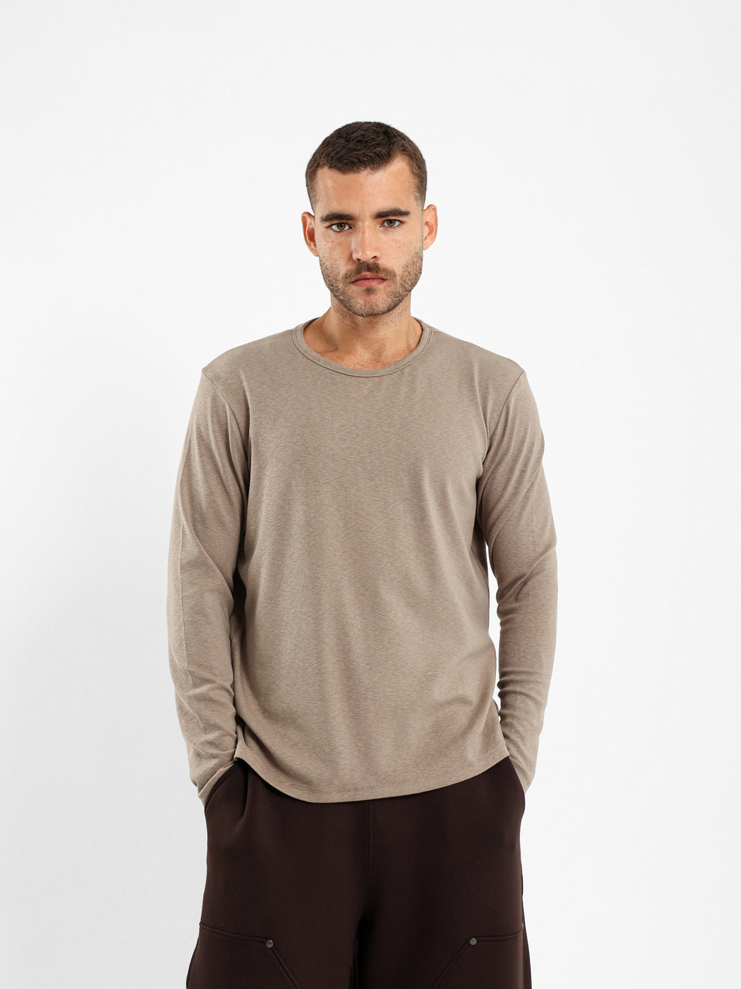 Striped Long Sleeve Relaxed T-shirt