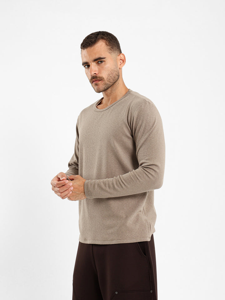 Striped Long Sleeve Relaxed T-shirt