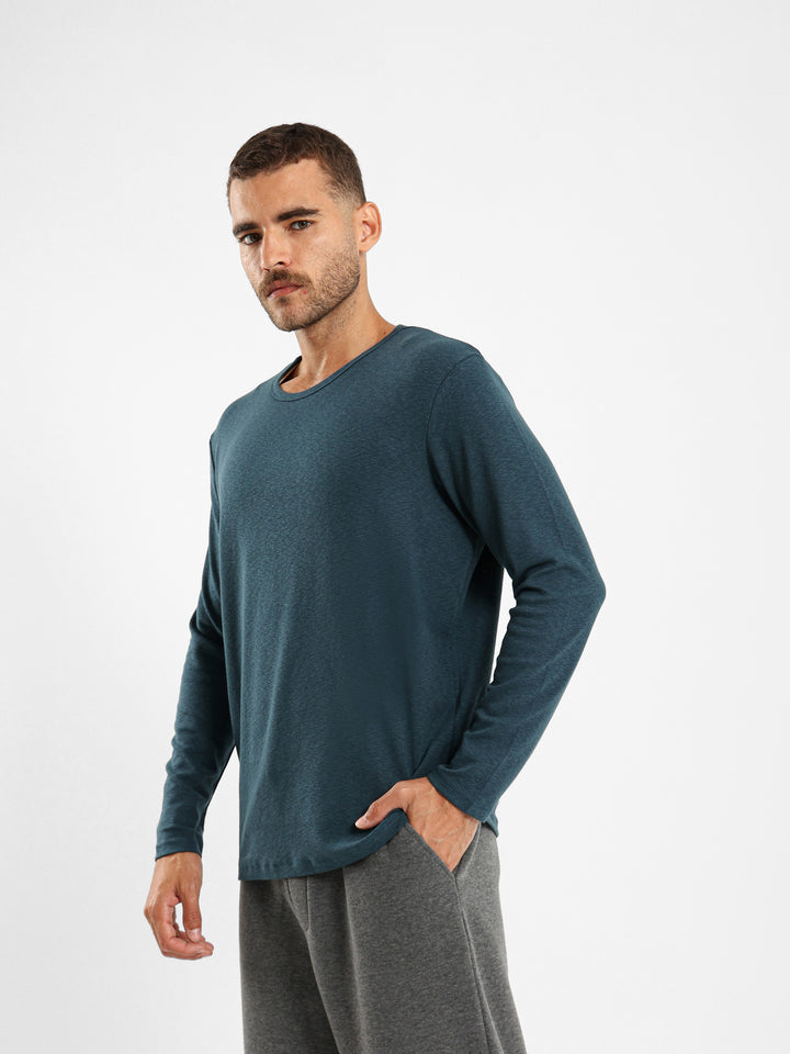 Striped Long Sleeve Relaxed T-shirt
