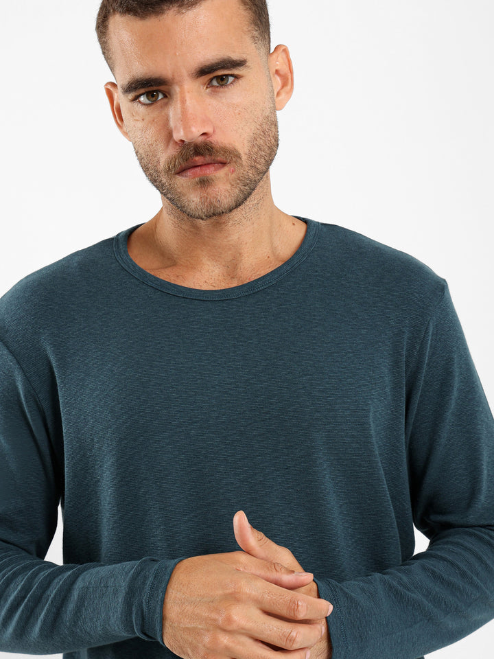 Striped Long Sleeve Relaxed T-shirt