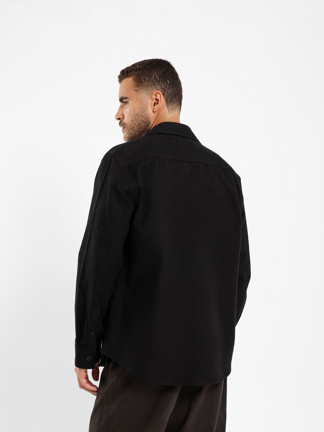 Boxy Overshirt With Two Patch Pockets