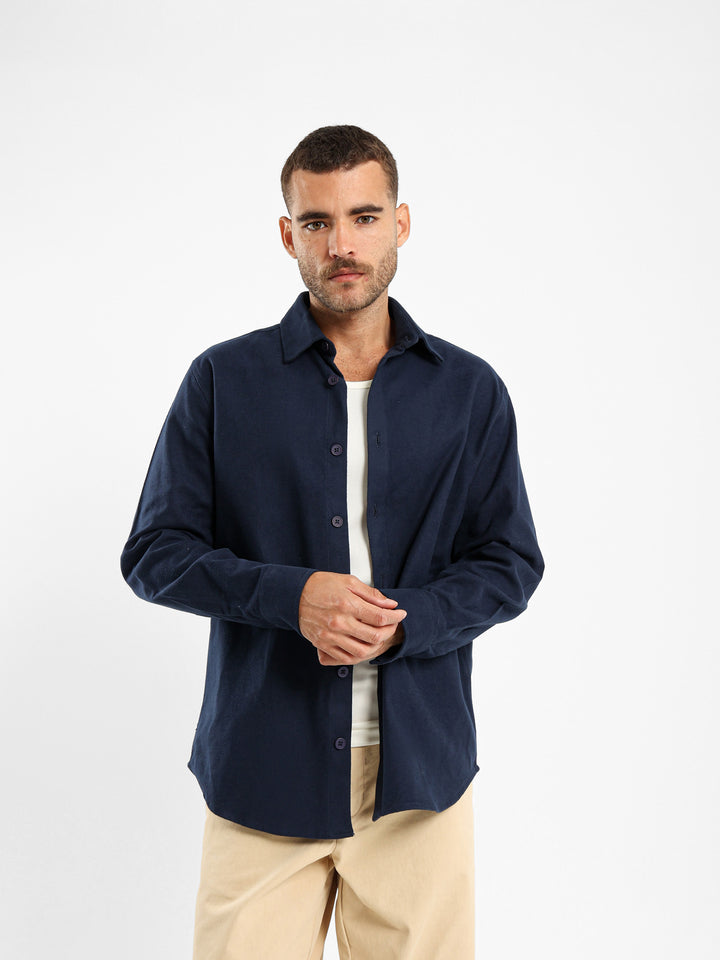 Boxy Overshirt With Two Patch Pockets