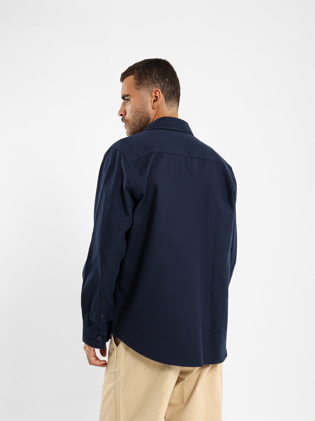 Boxy Overshirt With Two Patch Pockets