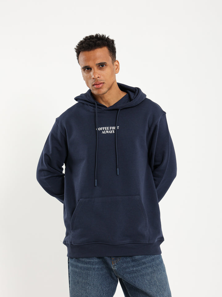 Coffee First Graphic Sweatshirt