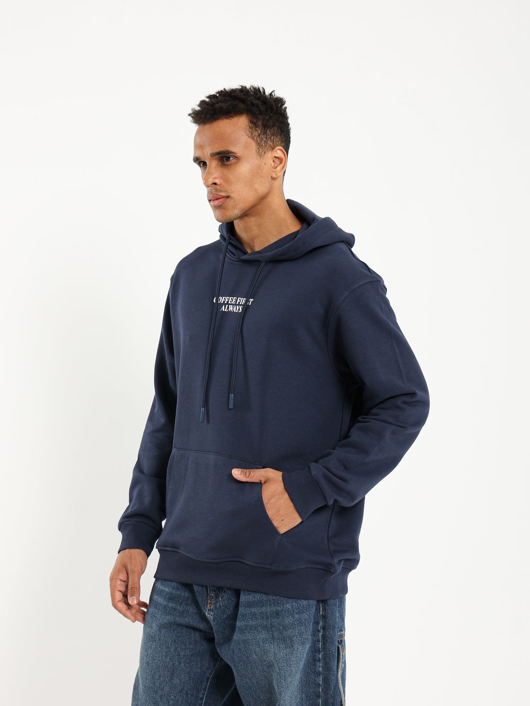 Coffee First Graphic Sweatshirt