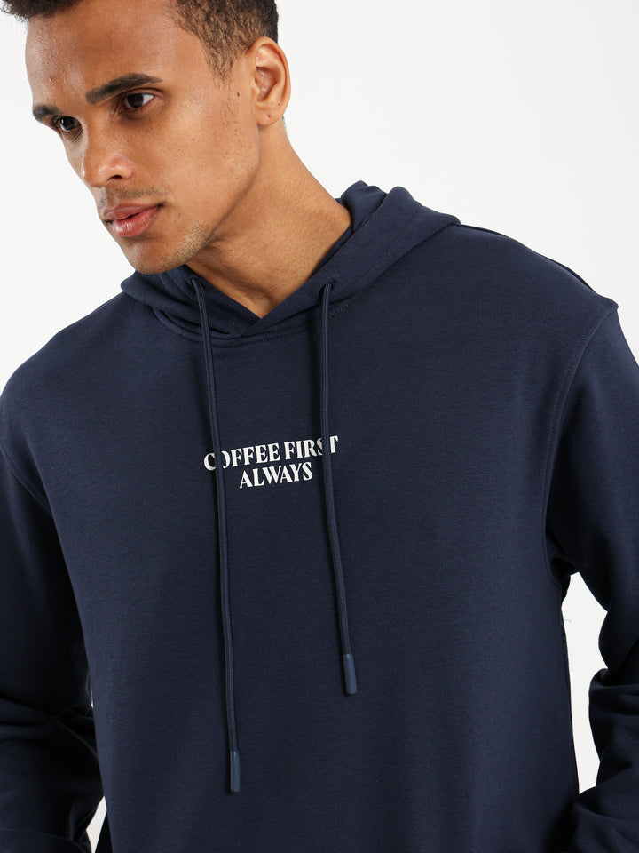 Coffee First Graphic Sweatshirt