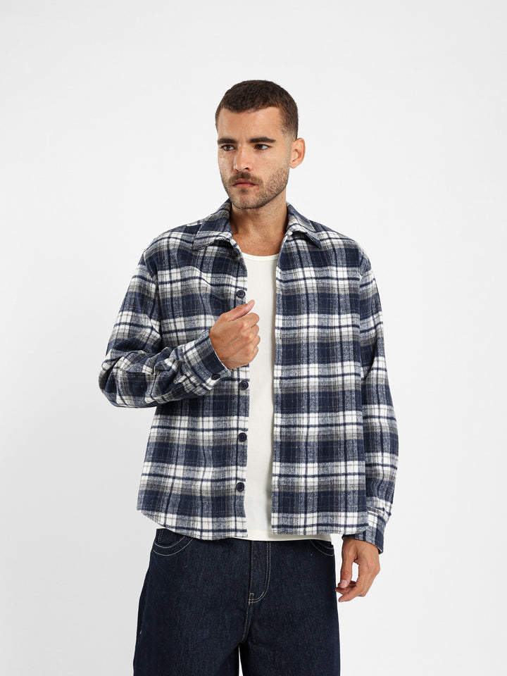 Checkered Overshirt With Buttons